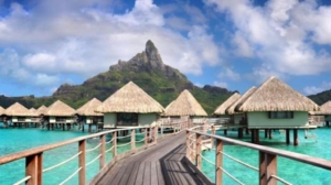 Overwater bungalows